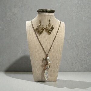 Elegant Gold and Silver Jewelry Set
